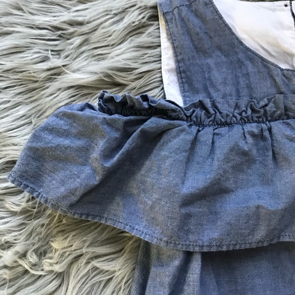 Cat & Jack Kids Denim Shoulder Dress - Picture 3 of 6